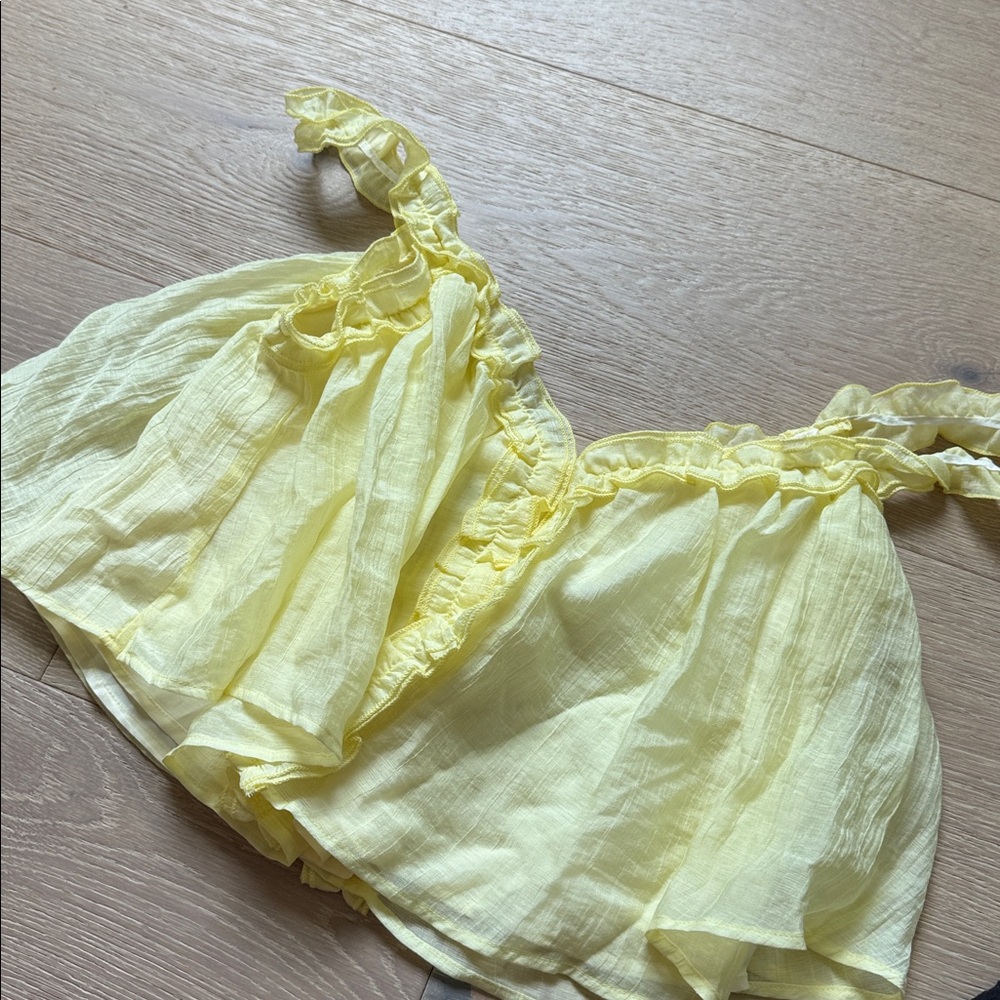 Peppermayo XS ruffle top yellow - Picture 4 of 5
